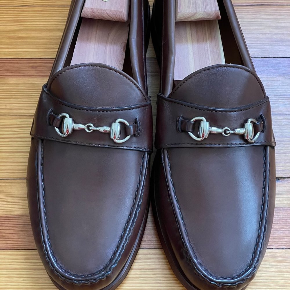 RANCOURT & CO Horsebit Loafers - Dark Brown Size 10.5E